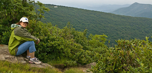 Views from Craggy Gardens, north of Asheville along the BRP